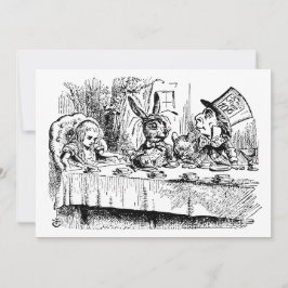 Convites Festa de Chá Vintage da Alice no País das Maravilh