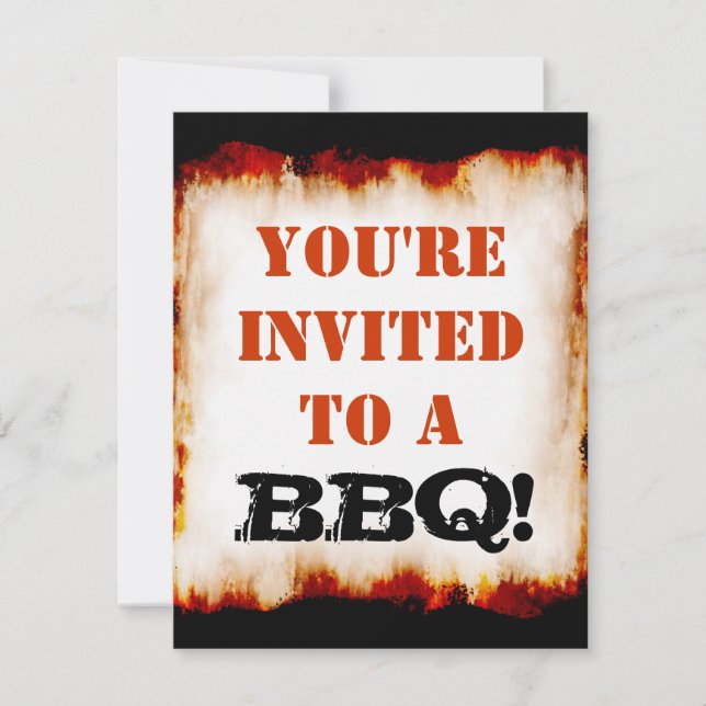 Convites Festa de CHURRASCO!Convite (Frente)