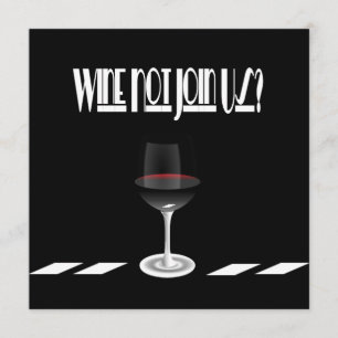 Convites Festa de Cocktail Chic Art Deco Noir