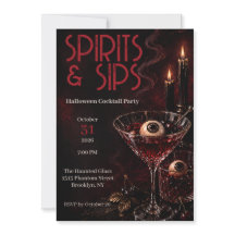 Festa de Cocktail de Halloween para Adultos Espíri