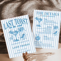 Festa de Cocktail de Solteira à Beira-Mar Azul