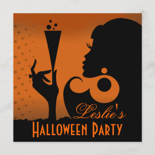 Convites Festa de Cocktail Feliz Halloween