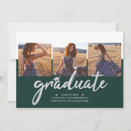 Convites Festa de Colagem de Fotos de Graduação 2024