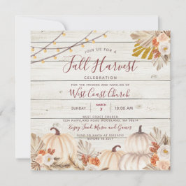 Convites Festa de Colheita de Madeira, Fall Fest, Comunidad