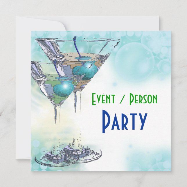 Convites Festa de comemoração de 40 anos CUSTOMIZE principa (Frente)