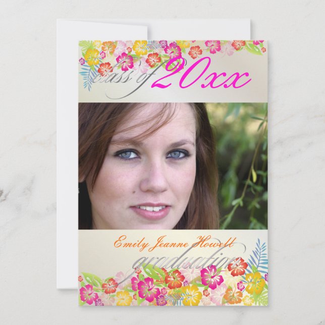 Convites Festa de Conclusão Luau (Frente)