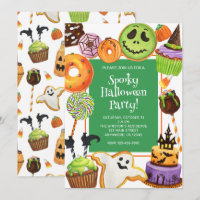 Festa de Cookies e Sweets do Halloween por Aquarel