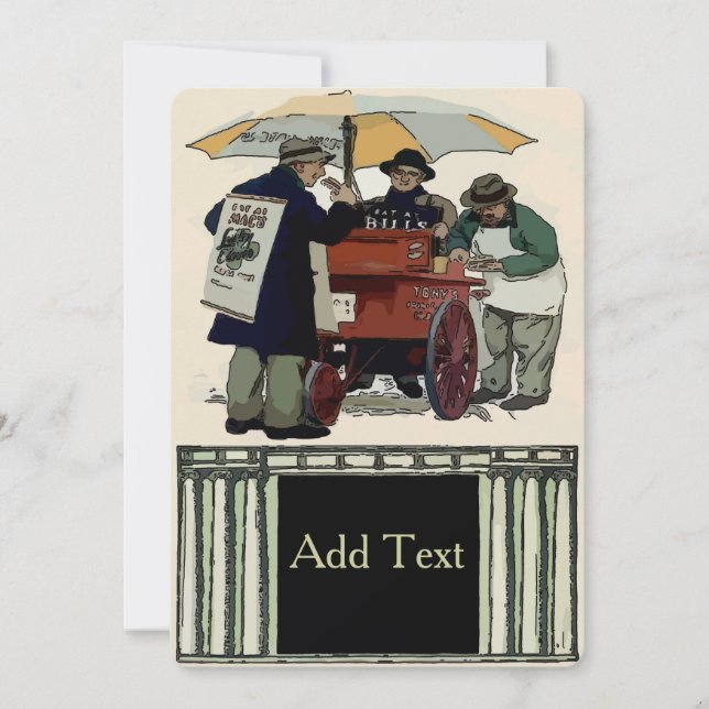 Convites Festa de Cookout da Moda Antiga (Frente)