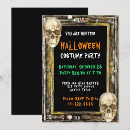 Convites Festa de Costume de Halloween