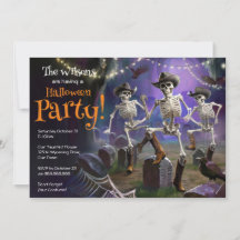 Festa de dança de Halloween, Skeletons de dança de