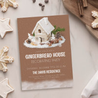 Festa de decoração da Casa de Pão-Gingerido Natal