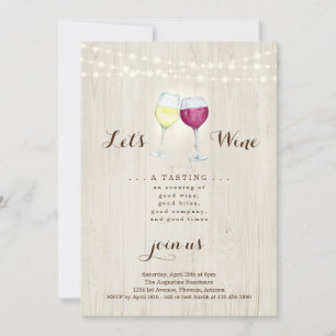 Convites Festa de Degustação de Vinhos