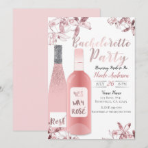 Festa de Despedida de Solteira com Vinho Rosè e Fl