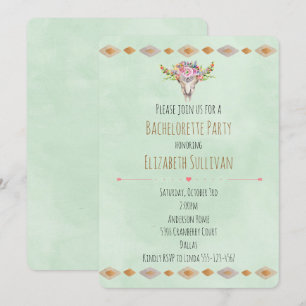 Convites Festa de Despedida de Solteira Floral do Sudoeste 