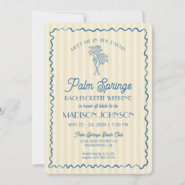 Convites Festa de Despedida de Solteira Pastel no Palm Spri