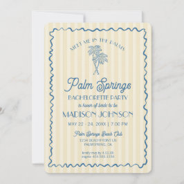 Convites Festa de Despedida de Solteira Pastel no Palm Spri