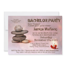 Festa de Despedida de Solteiro Samurai Zen Stones 