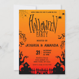 Convites Festa de Dia das Bruxas Adultas