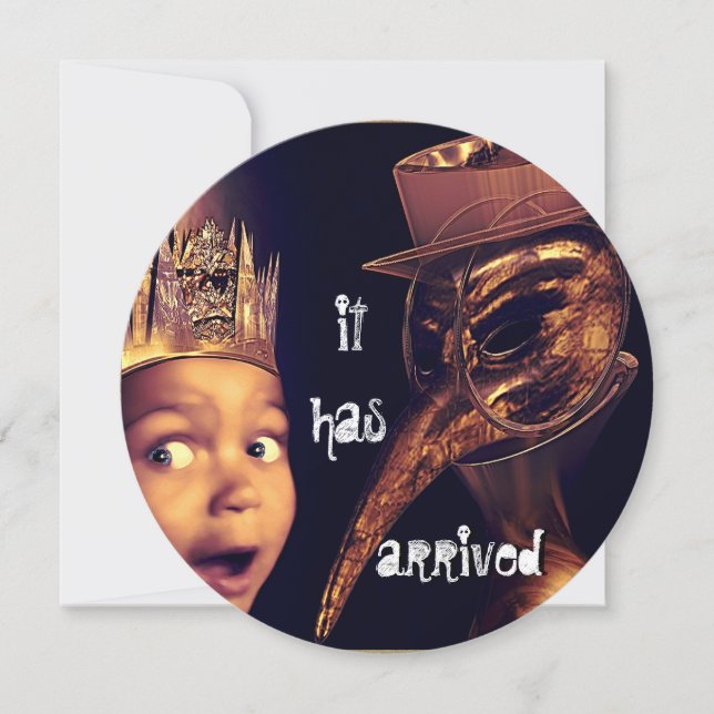 Convites Festa de Dia das Bruxas do Doutor Ronda (Frente)