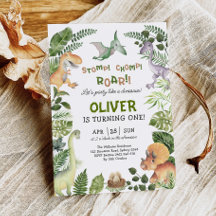 Festa de Dino Jurássico do Garoto Dinossauro Bonit