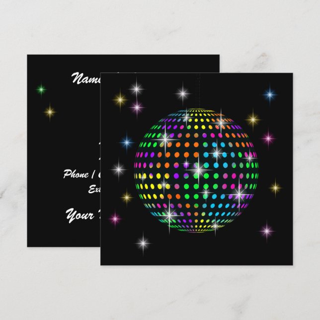 Convites Festa de DISCO (Frente/Verso)