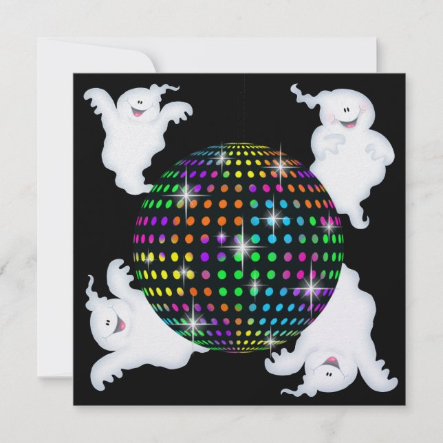 Convites Festa de DISCO Halloween - SRF (Frente)