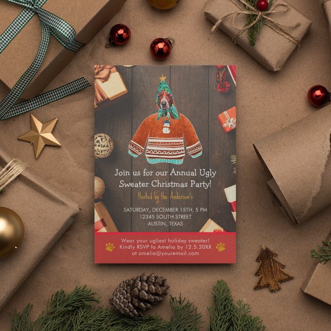 Convites Festa de Doação Feia Feriada de Natal (Front)