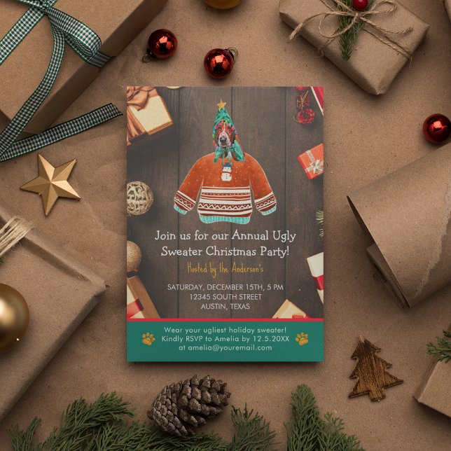 Convites Festa de Doação Feia Feriada de Natal (Front)