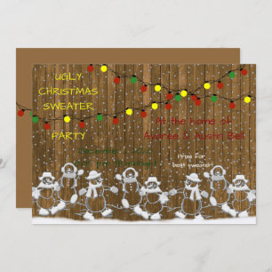 Convites Festa de Doce de Natal Feia