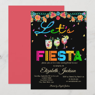 Convites Festa de Drinks Mexicanos Chá de Noiva