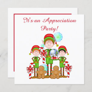 Convites Festa de elfo festivo