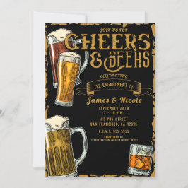 Convites Festa de Engajamento do Pub Bar Cheers & Beers Gol