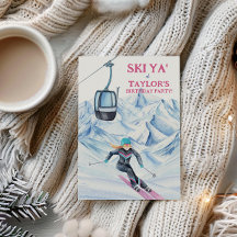 Festa de Esqui com Aquarela