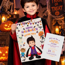 Festa de Fantasia de Halloween Personalizada para