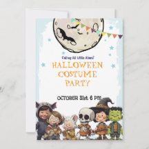 Festa de Fantasias de Halloween para Crianças - Es