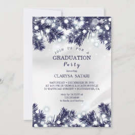 Convites festa de felicitação pela luz azul na moda