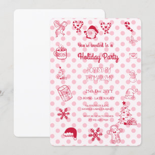 Convites Festa de férias com traje manual