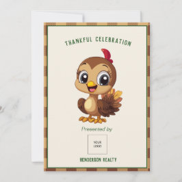 Convites Festa de Férias de Ação de Graças de Apreciação do