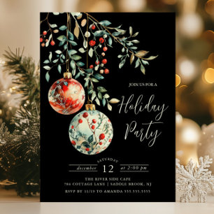 Convites Festa de Férias de Natal Elegante