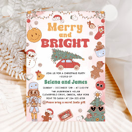 Convites Festa de Férias de Natal feliz E Brilhante