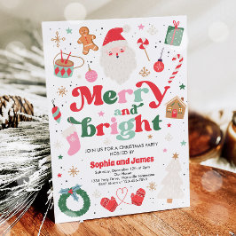 Convites Festa de Férias de Natal feliz E Brilhante