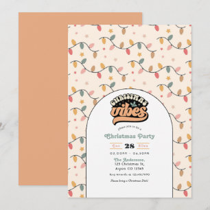 Convites Festa de Férias de Natal Retroativo