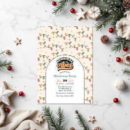 Convites Festa de Férias de Natal Retroativo