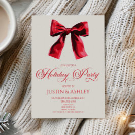 Convites Festa de Férias do Arco de Coquetes Vermelha Elega