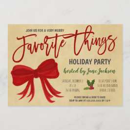 Convites Festa de Férias Favoritas