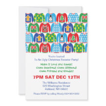 Festa de Férias Feriadas de Natal Feio