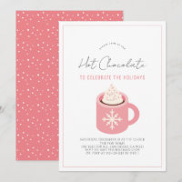 Festa de Férias Rosa-Rosa-Rosa-Chocolate Quente