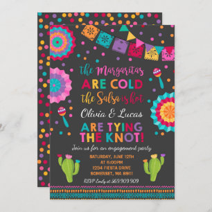 Convites Festa de Festa de noivado - Festa Mexicana