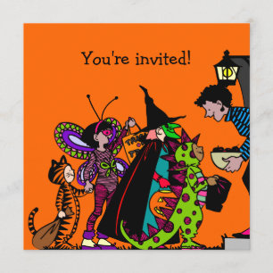 Convites Festa de Figuras de Halloween