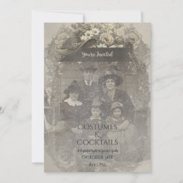 Convites Festa de Figuras de Hat Halloween da Bruxa da Famí